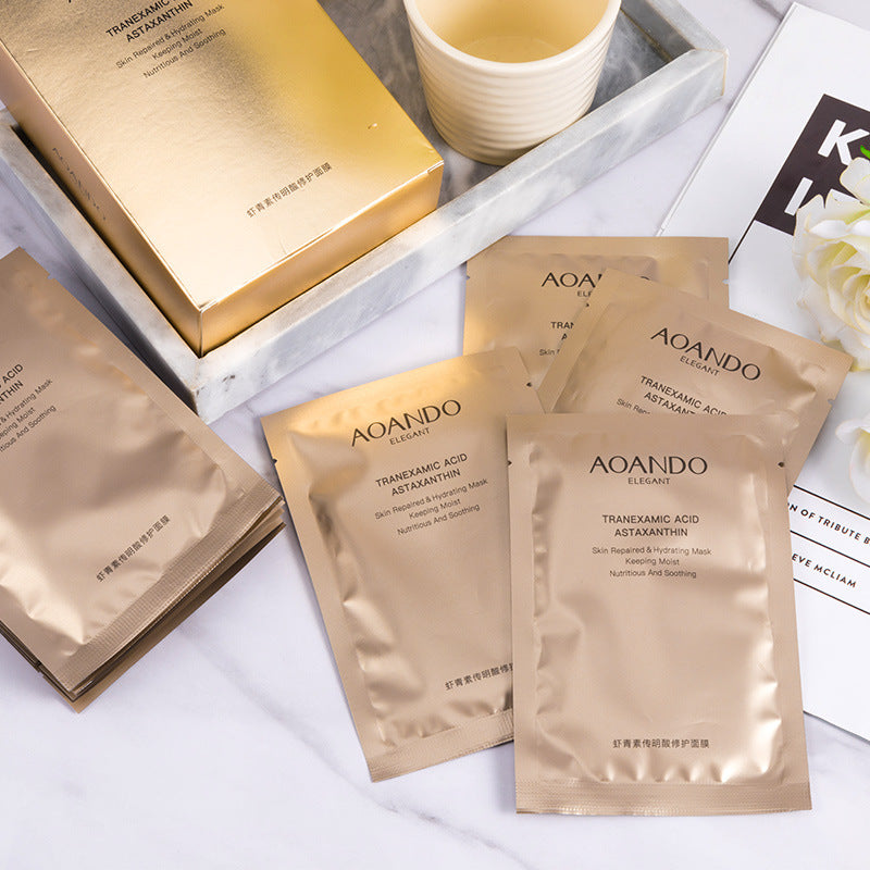 Aonando Astaxanthin And Tranexamic Acid Repairing Mask Moisturizing Skin Care