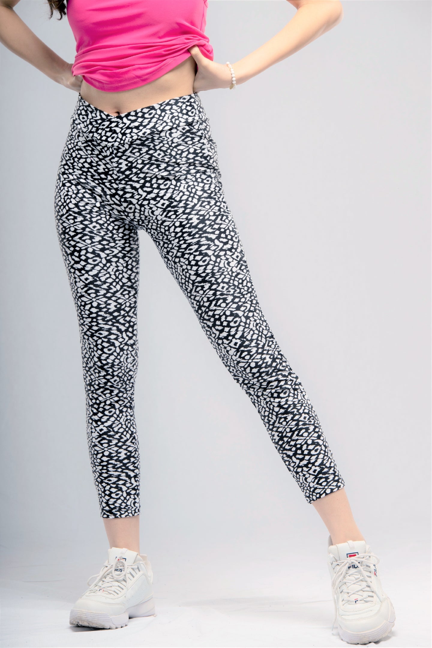 Spotted Women Knitted Pants Brand HYDRA