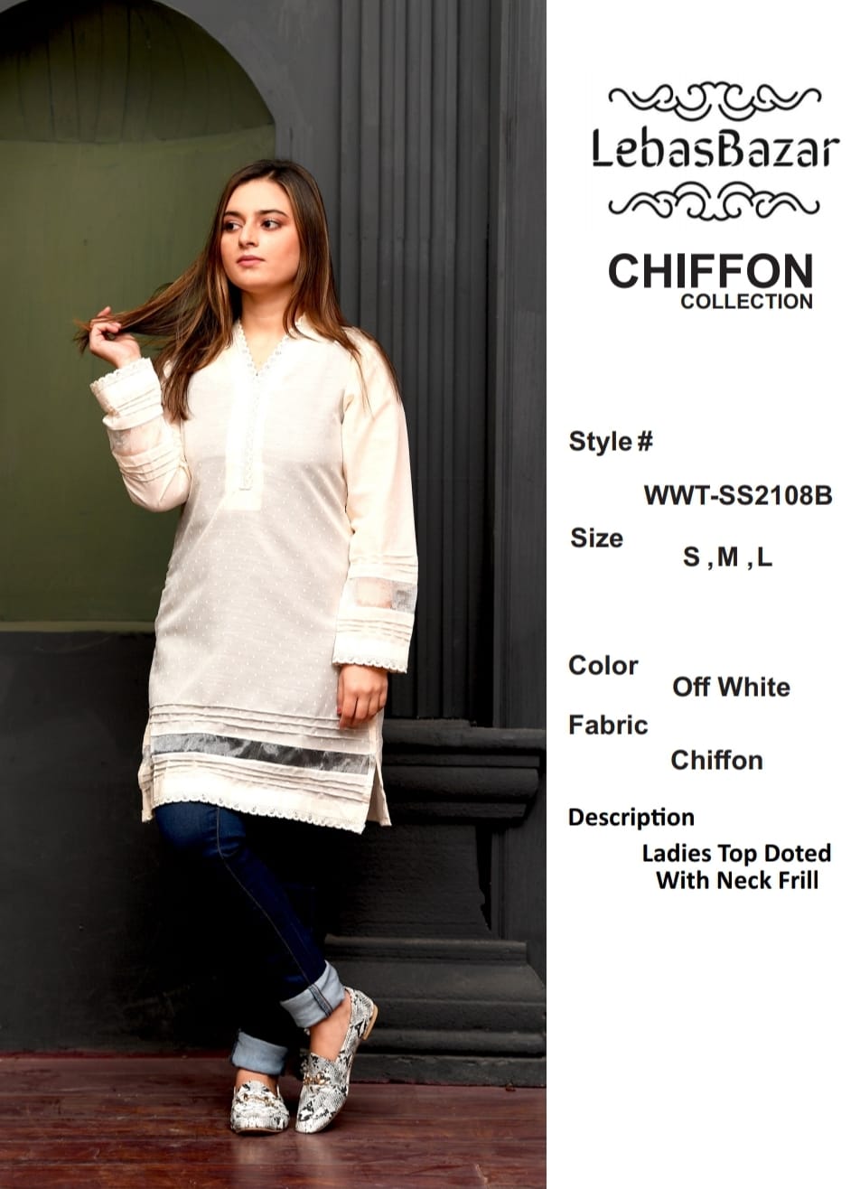 Chiffon Tunic Shirt ss2108B