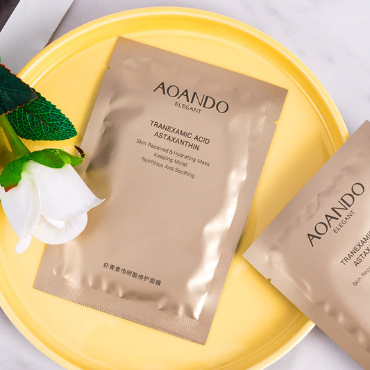 Aonando Astaxanthin And Tranexamic Acid Repairing Mask Moisturizing Skin Care