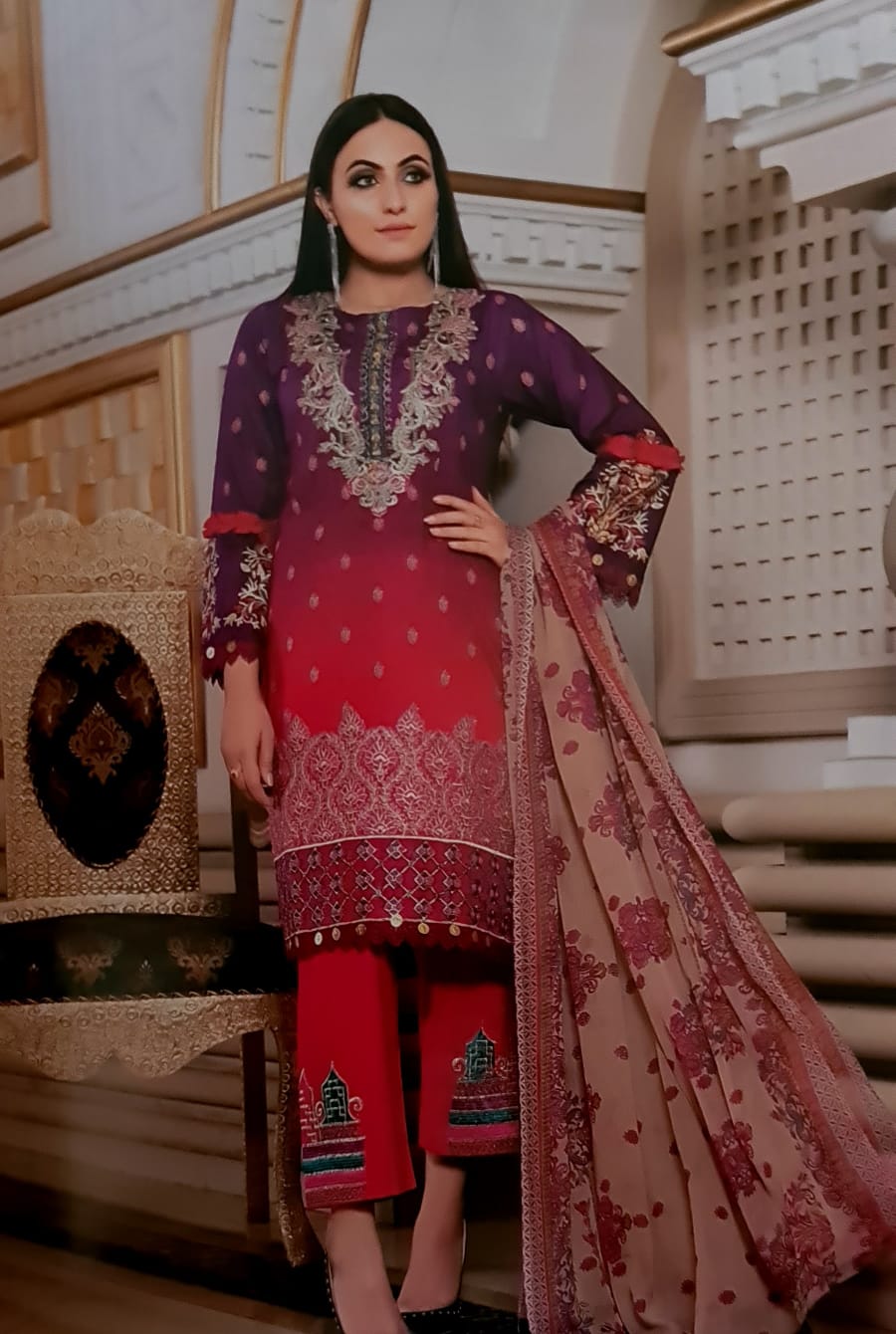 Munira's 3 Piece Stitched