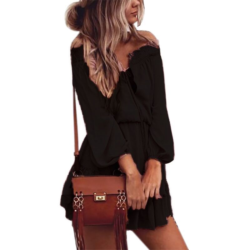 Boho Chiffon Mini Dress