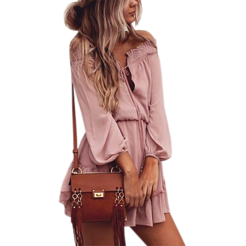 Boho Chiffon Mini Dress