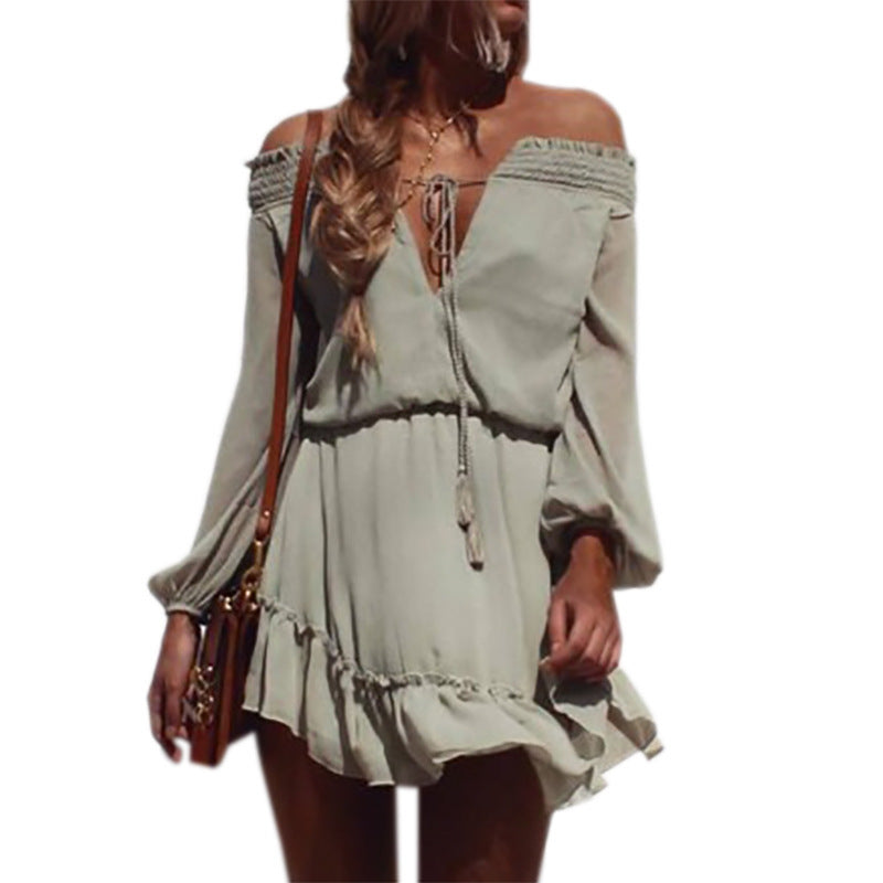 Boho Chiffon Mini Dress