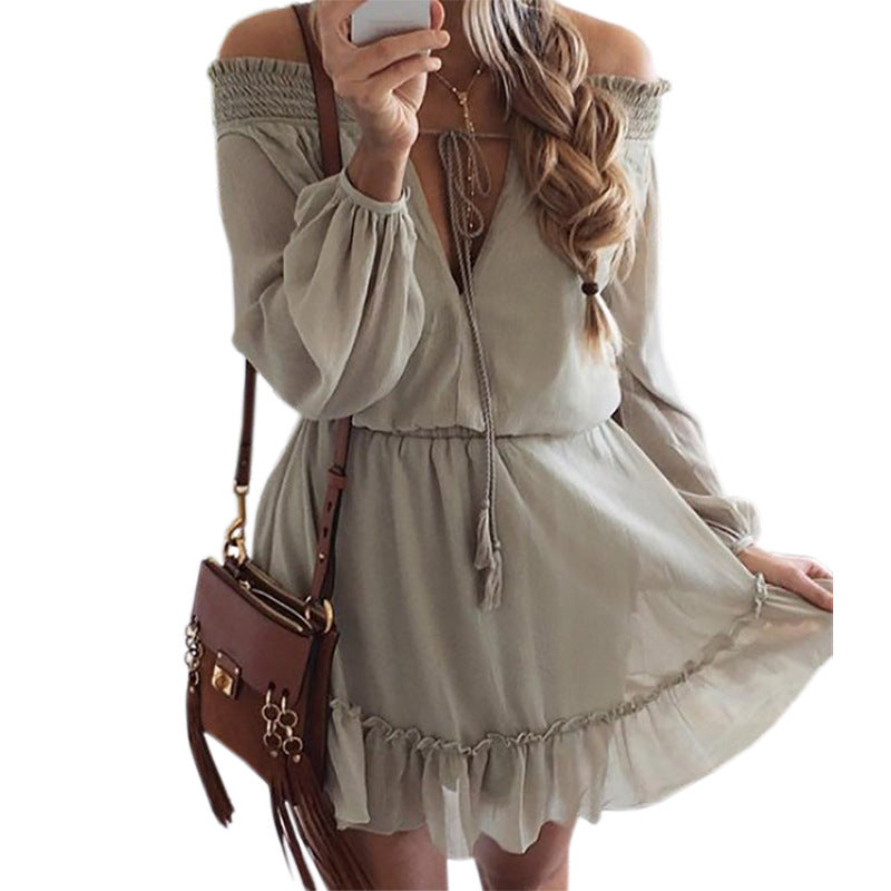 Boho Chiffon Mini Dress