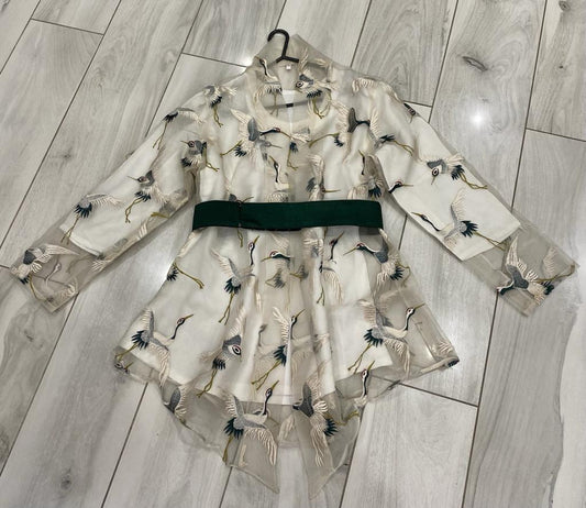 Embroidered Net Shit