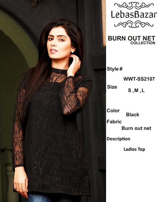 Burn out Net Tunic ss2107