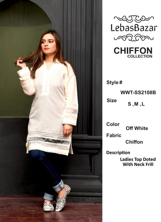 Chiffon Tunic Shirt ss2108B