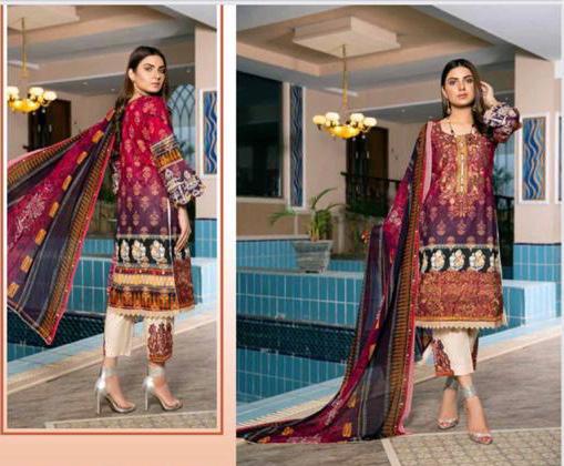 Munira's 3 Piece Stitched